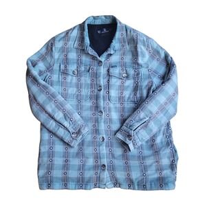 Volcom Polar Boobear Flannel Lined Shacket Jacket Women Large